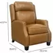 Nixon Shoreham Ponytail Leather Push Thru The Arms Recliner