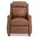Nixon Dobbs Saddle Leather Push Thru The Arms Recliner