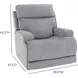 Ashbee Arula Dolphin Zero Gravity Power Recliner with Power Headrest and USB Charging