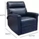 Corbyn Shoreham Blue Leather Power Recliner with Power Headrest and USB Charging