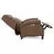 Barrett Cashmere Taupe Leather Lounge Power Recliner with USB Charging and Nailhead Trim