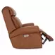 Blair Dobbs Saddle Leather Power Recliner with Nailhead Trim and USB Charging