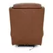 Blair Dobbs Saddle Leather Power Recliner with Nailhead Trim and USB Charging