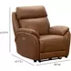 Corry Simon Saddle Leather Power Recliner with Power Lumbar and USB Charging