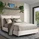 Cumulus Cozy Snow Queen Upholstered Panel Bed