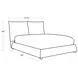 Cumulus Cozy Snow Queen Upholstered Panel Bed