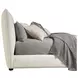 Cumulus Cozy Snow Queen Upholstered Panel Bed