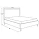 Cody Mineral Gray Performance Fabric King Upholstered Panel Bed