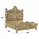 Seville Gold King Upholstered Panel Bed