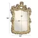 Seville Gold Rectangular Wall Mirror