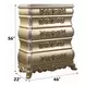 Seville Gold 5 Drawer Chest