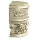 Vatican Light Gold and Champagne Silver Upholstered Panel Bedroom Set