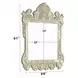 Vatican Champagne Silver Rectangular Wall Mirror