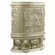 Vatican Light Gold and Champagne Silver Upholstered Panel Bedroom Set