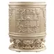 Vatican Light Gold and Champagne Silver Upholstered Panel Bedroom Set