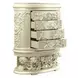 Vatican Light Gold and Champagne Silver Upholstered Panel Bedroom Set