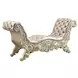 Vatican Light Gold and Champagne Silver Upholstered Panel Bedroom Set