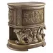 Constantine Light Gold and Brown Upholstered Panel Bedroom Set
