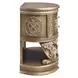 Constantine Light Gold and Brown Upholstered Panel Bedroom Set