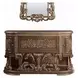 Constantine Brown and Gold 4 Drawer Dresser
