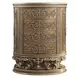 Constantine Light Gold and Brown Upholstered Panel Bedroom Set