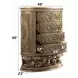Constantine Brown and Gold 4 Drawer Chest