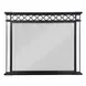 Varian II Black and Silver Rectangular Dresser Mirror