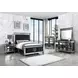 Varian II Black and Silver Rectangular Dresser Mirror