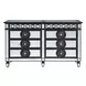 Varian II Black and Silver 8 Drawer Dresser