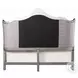 Ariadne Velvet and Antique Platinum Queen Upholstered Bed