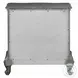 Ariadne Antique Platinum 2 Drawer Nightstand