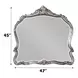 Ariadne Antique Platinum Arched Dresser Mirror