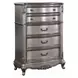 Ariadne Antique Platinum 5 Drawer Chest