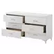 Casilda White 6 Drawer Dresser
