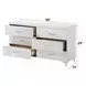 Casilda White 6 Drawer Dresser