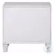 Katia Rustic Gray and Weathered White 2 Drawer Nightstand