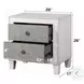 Katia Rustic Gray and Weathered White 2 Drawer Nightstand