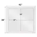 Katia Weathered White Rectangular Dresser Mirror