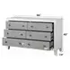 Katia Rustic Gray and Weathered White 6 Drawer Dresser