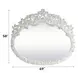 Vanaheim Antique White Oval Dresser Mirror