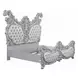 Valkyrie Antique Platinum Upholstered Panel Bedroom Set