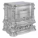 Valkyrie Antique Platinum Upholstered Panel Bedroom Set