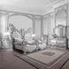 Valkyrie Antique Platinum 5 Drawer Chest