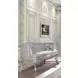 Valkyrie Antique Platinum Upholstered Panel Bedroom Set