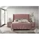 Salonia Pink Velvet Eastern King Upholstered Platform Bed