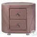 Salonia Pink Velvet Upholstered Platform Bedroom Set