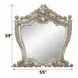 Danae Champagne and Gold Arched Dresser Mirror