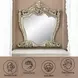 Danae Champagne and Gold Arched Dresser Mirror