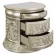 Sorina Antique Gold 3 Drawer Nightstand