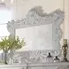 Adara Antique White Rectangular Dresser Mirror